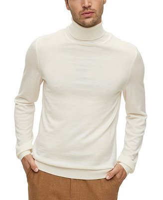 Hugo Boss Men's Slim-Fit Rollneck Sweater - Macy's