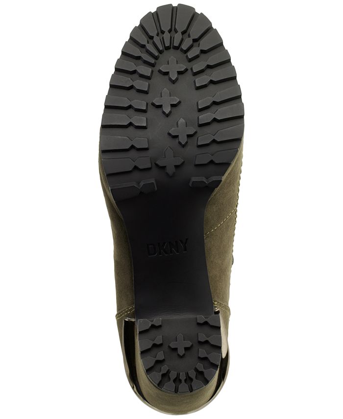 DKNY Women's Lenni LaceUp Platform BlockHeel Boots & Reviews