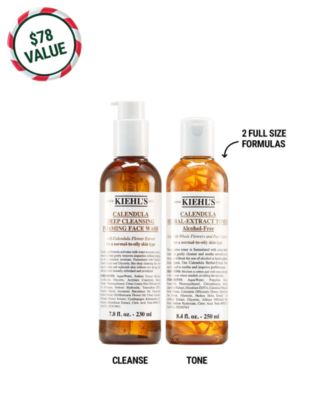 Kiehl's Since 1851 2-Pc. Cleanse & Soothe Calendula Skincare Set