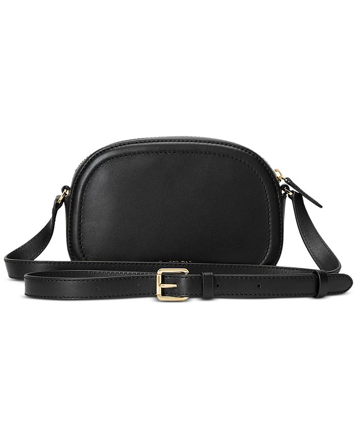 Lauren Ralph Lauren Leather Mini Jordynn Crossbody Bag & Reviews