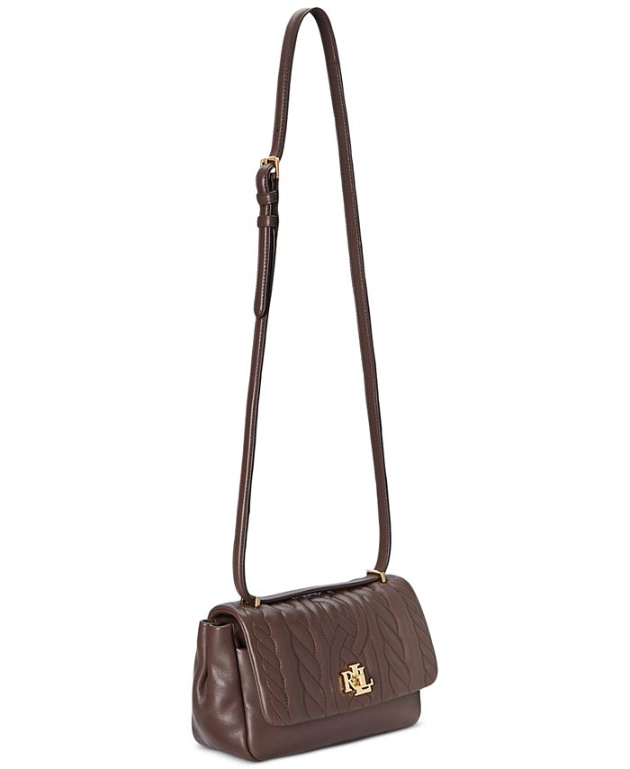 Lauren Ralph Lauren Quilted Nappa Leather Medium Sophee Bag & Reviews Handbags & Accessories