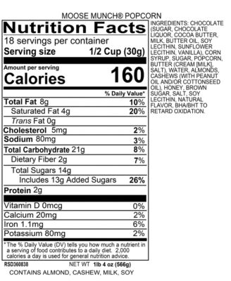 Harry & David Macy's Holiday Moose Munch 20 Oz Tall Box