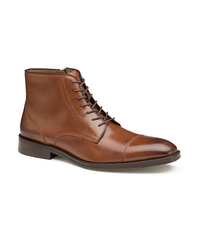 Johnston & Murphy Men's Meade Cap Toe Zip Boots & Reviews - All Men's Shoes  - Men - Macy's