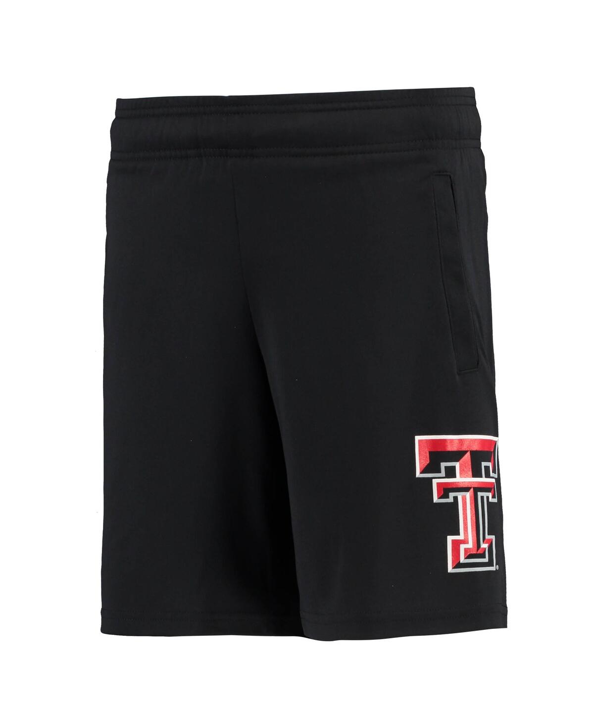 Shop Under Armour Big Boys  Black Texas Tech Red Raiders Tech Shorts