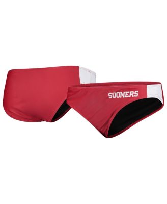 Women's Crimson Oklahoma Sooners Wordmark Bikini Bottom