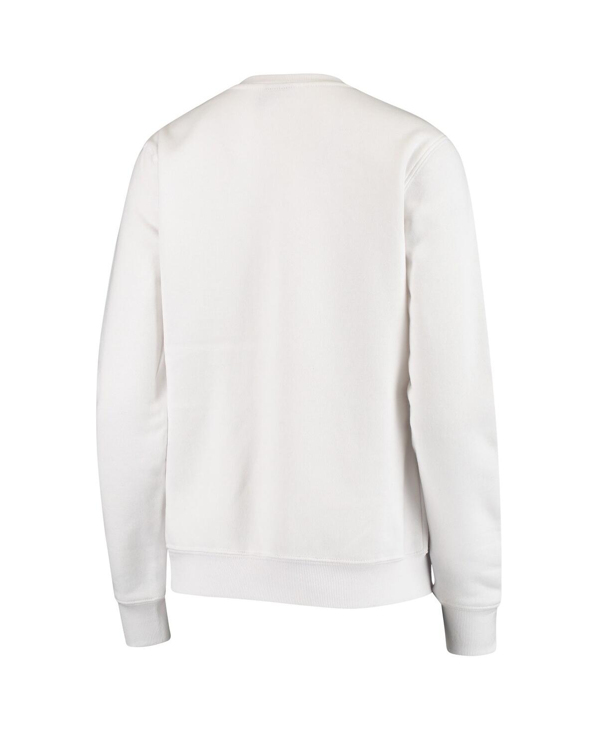 Colosseum White Penn State Nittany Lions Campanile Pullover Sweatshirt In White