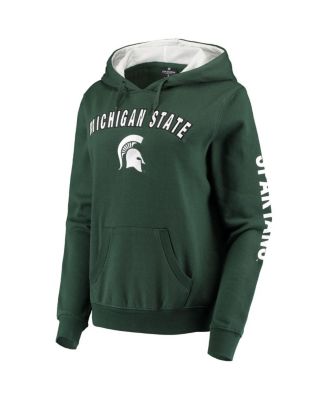 Women's Green Michigan State Spartans Loud and Proud Pullover Hoodie