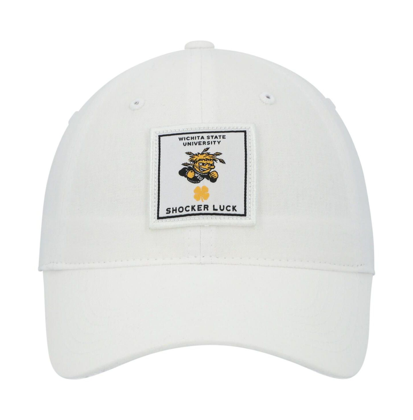 Мужская кепка Black Clover White Wichita State Shockers Dream Adjustable Hat — фото 3