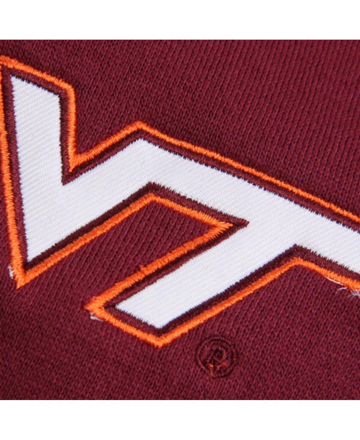Women's ColosseumVirginia Tech Hokies Arched Name Full-Zip Hoodie - Maroon