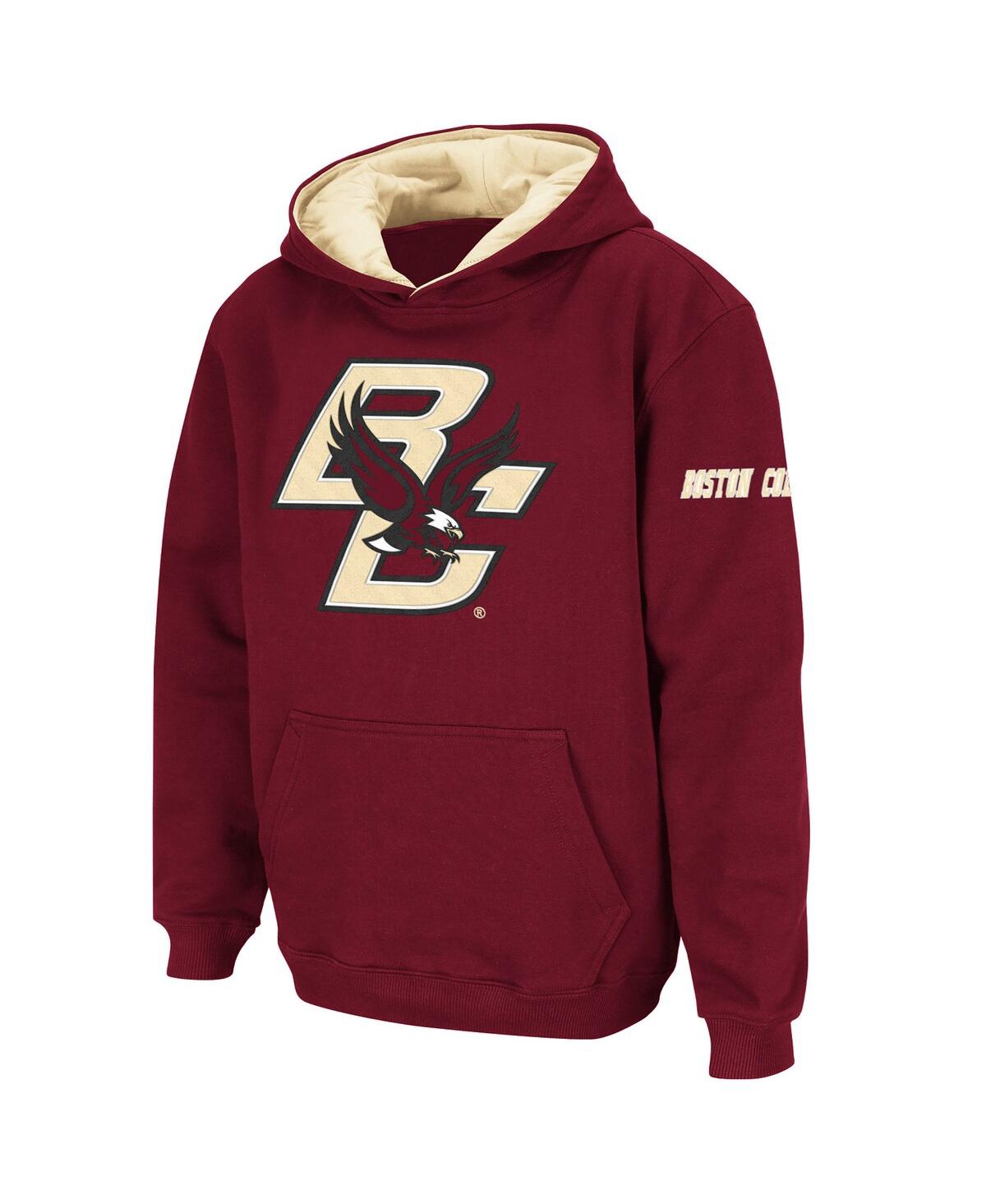 Shop Stadium Athletic Big Boys  Maroon Boston College Eagles Big Logo Pullover Hoodie