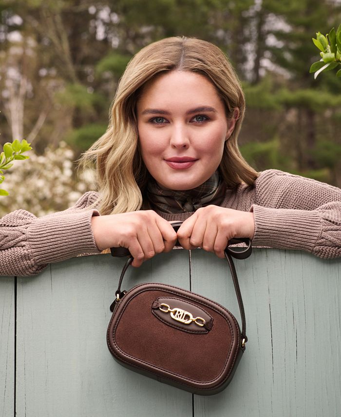 Lauren Ralph Lauren Suede Medium Jordynn Crossbody Bag Macy's