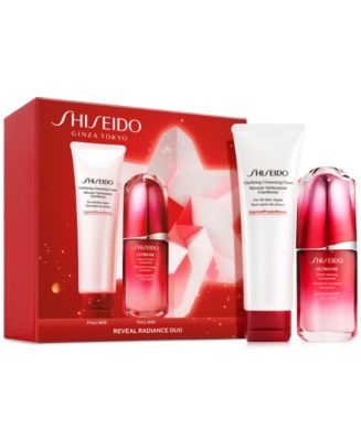 Offers NEW Shiseido Reveal Radiance full size cleanser and serum set