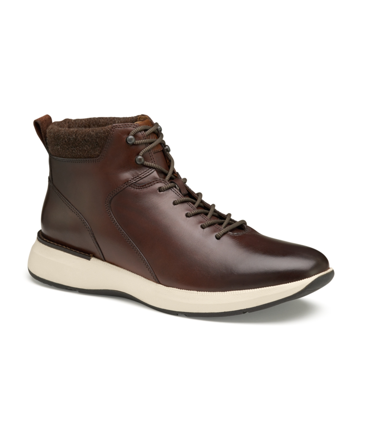 Shop Johnston & Murphy Men's Felder Plain Toe Boots In Mahogany