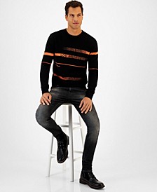 Men's Philibert Logo Stripes Crewneck Pullover Sweater