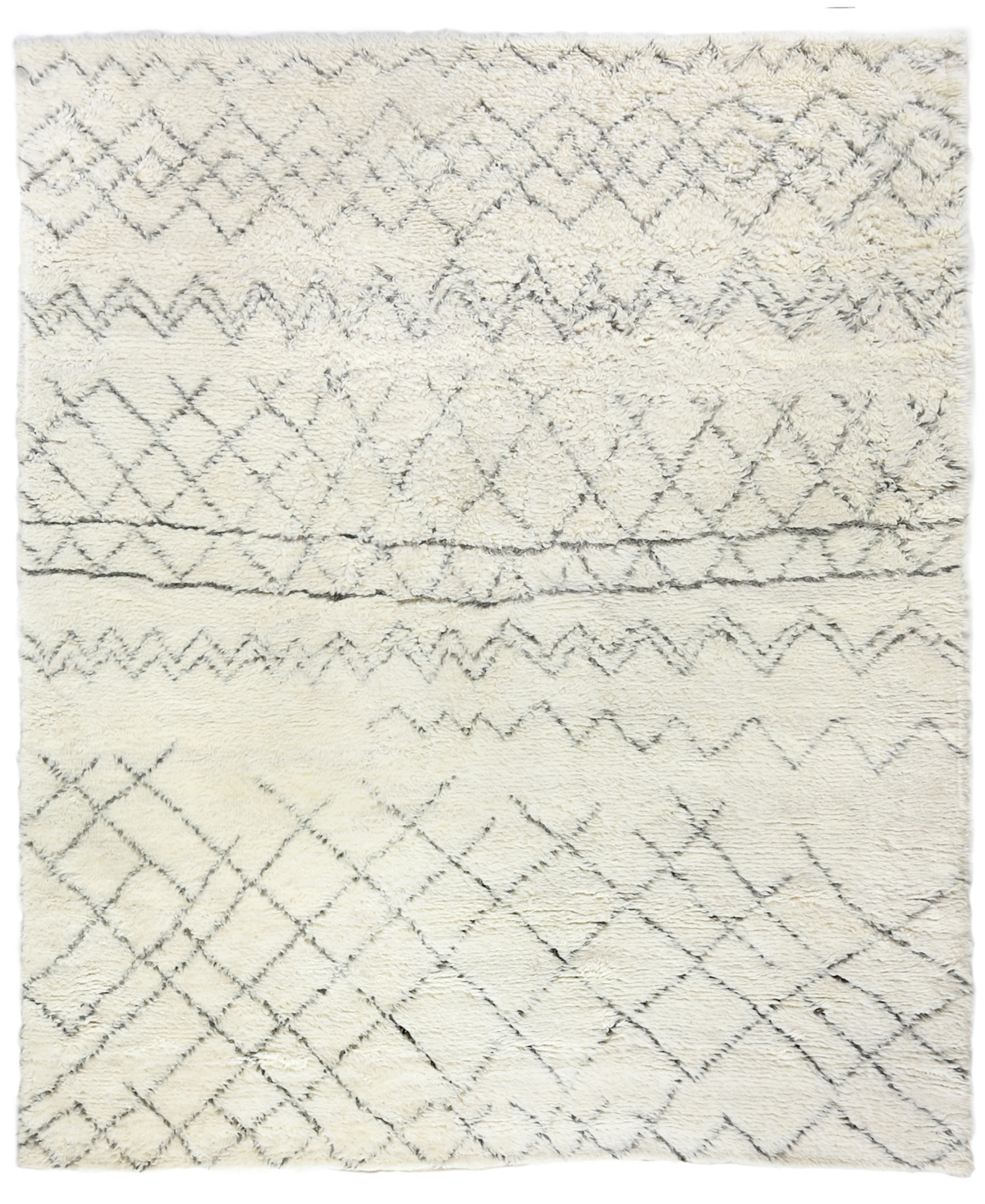 Exquisite Rugs Moroccan ZRZ3561 9' x 12' Area Rug - Ivory