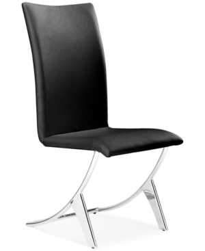 Zuo Delfin Dining Chair, Set Of 2 In Black