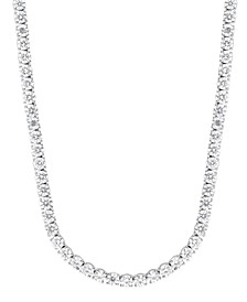 Lab Grown Diamond 18" Tennis Necklace (28-1/2 ct. t.w.) in 14k White Gold