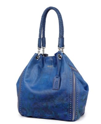 Women's Barracuda Hand Painted Clasp Closure Tote Bag