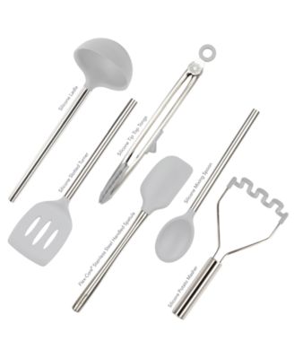6-Pc. Silicone-Head Kitchen Utensil Set