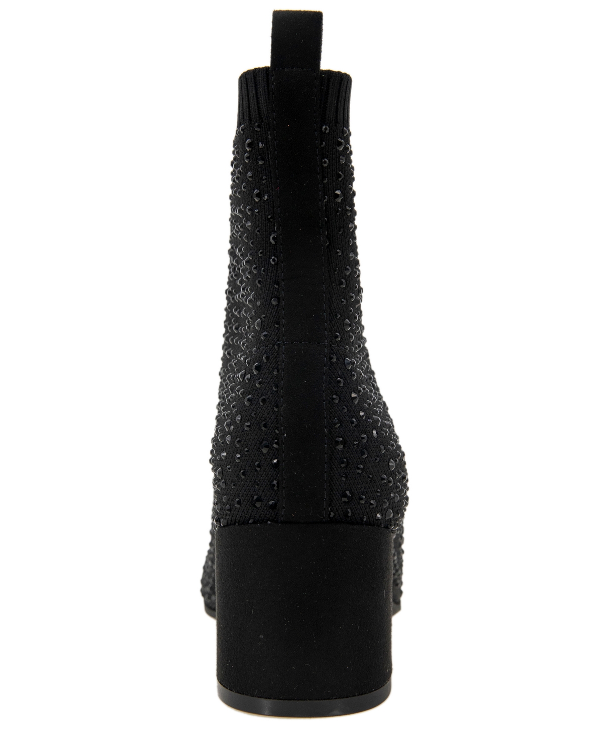 Shop Kenneth Cole Reaction Women's Rida Stretch Jewel Wide Calf Booties In Black