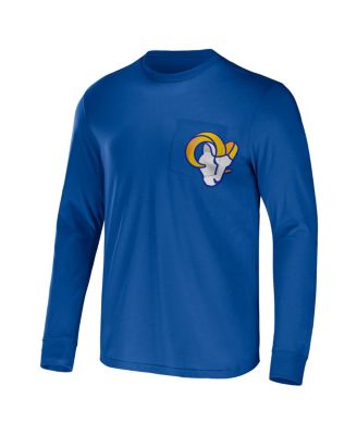 Men's NFL x Darius Rucker Collection by Royal Los Angeles Rams Team Long Sleeve T-shirt