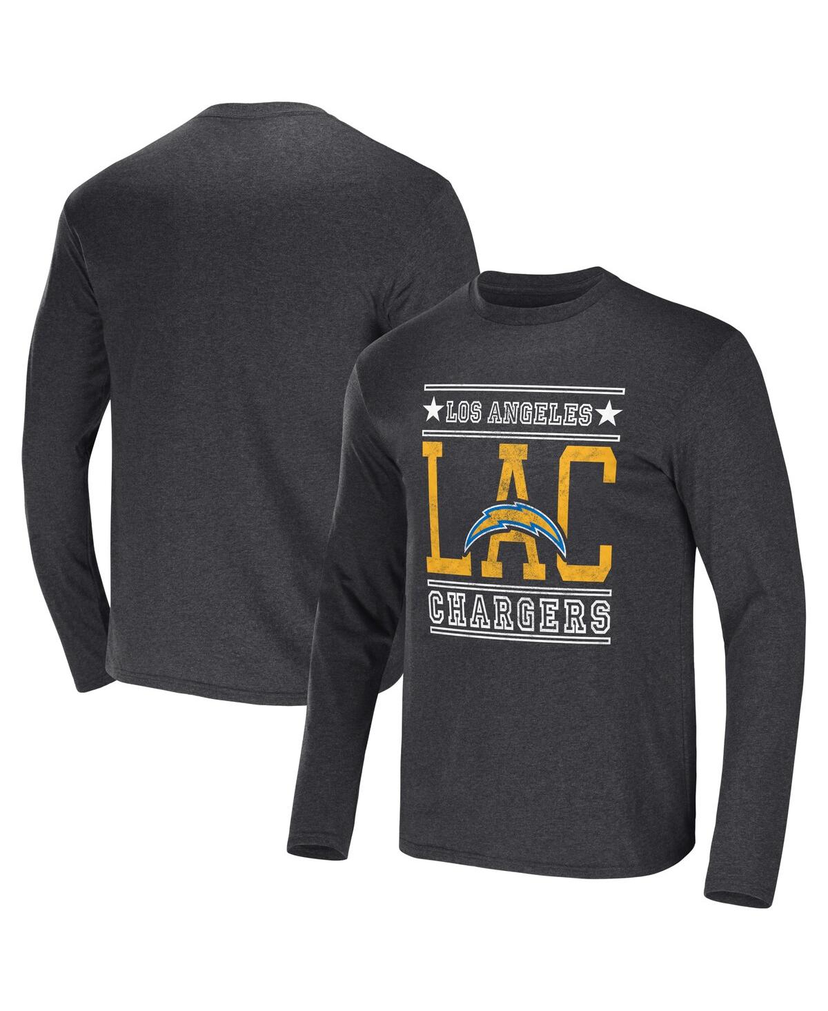 Fanatics Men's Nfl X Darius Rucker Collection By  Heathered Charcoal New Orleans Saints Long Sleeve T In Heathered Charcoal