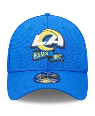 Men's Royal Los Angeles Rams 2022 Sideline 39THIRTY Coaches Flex Hat