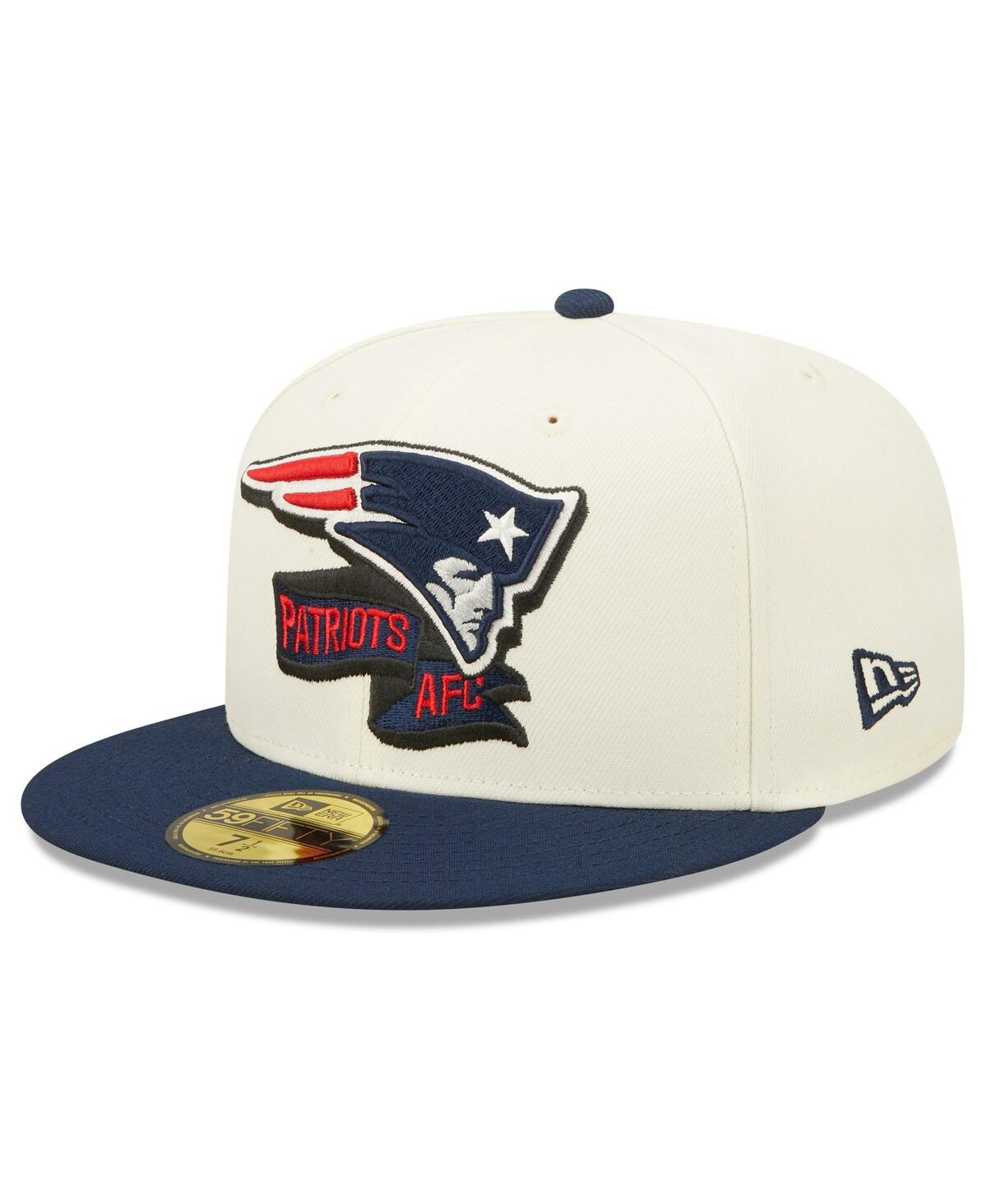 Men's New Era Navy New England Patriots 2022 Sideline 59FIFTY Fitted Hat - Navy