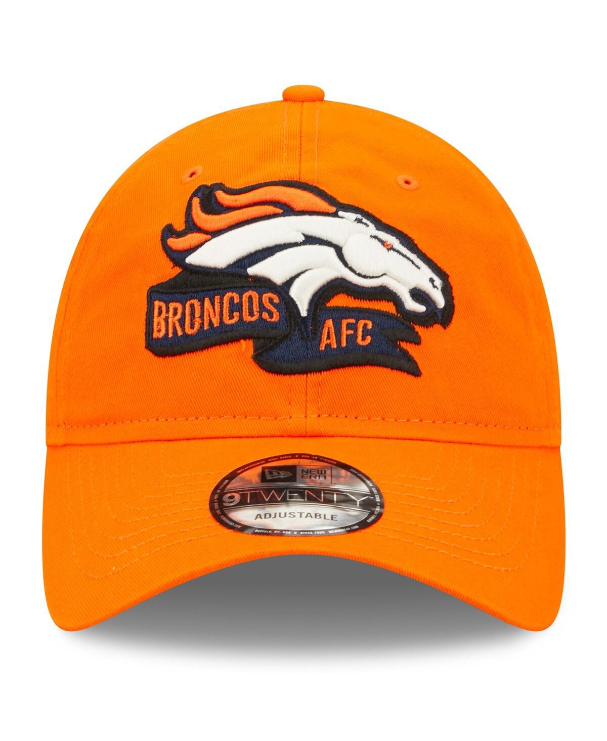 Shop New Era Big Boys  Orange Denver Broncos 2022 Sideline Adjustable 9twenty Hat