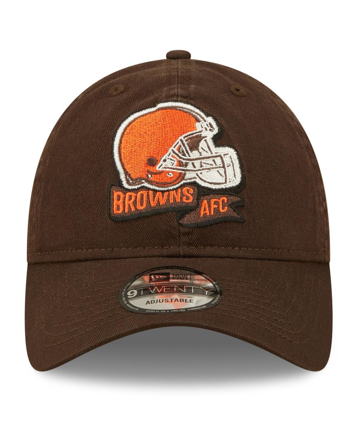 Shop New Era Big Boys  Brown Cleveland Browns 2022 Sideline Adjustable 9twenty Hat