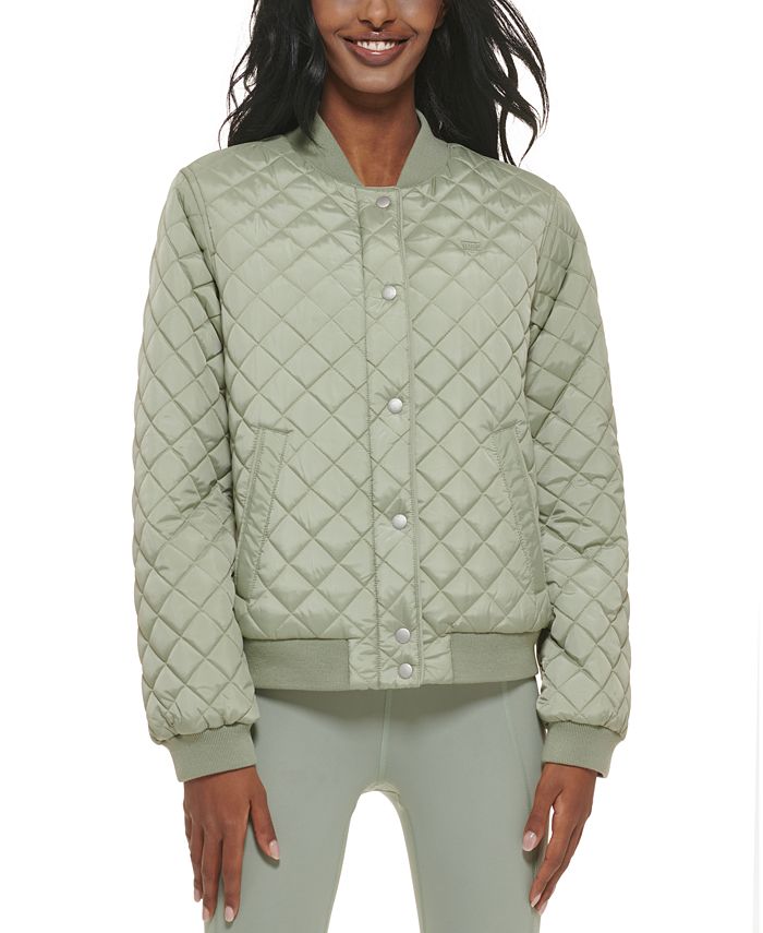 Levi's Diamond Quilted Bomber Jacket & Reviews - Jackets & Blazers ...