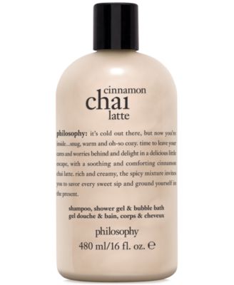 Cinnamon Chai Latte Shampoo, Shower Gel & Bubble Bath, 16 oz., Created for Macy's