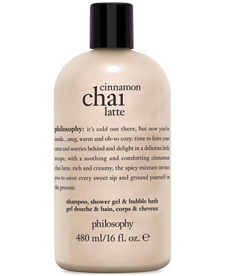 philosophy Cinnamon Chai Latte Shampoo, Shower Gel & Bubble Bath, 16 oz., Created for Macy's - Macy's