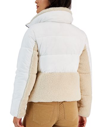 Tommy Hilfiger Sport Women's Fleece White Jacket Large MSRP $89.50