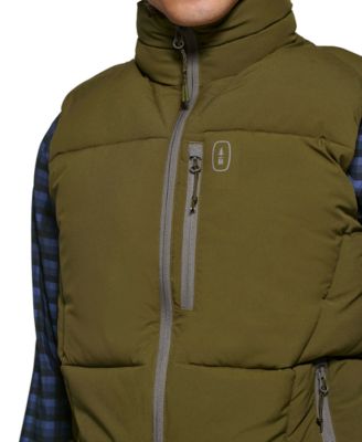 Men's Glacier Quilted Full-Zip Hiking Vest 
