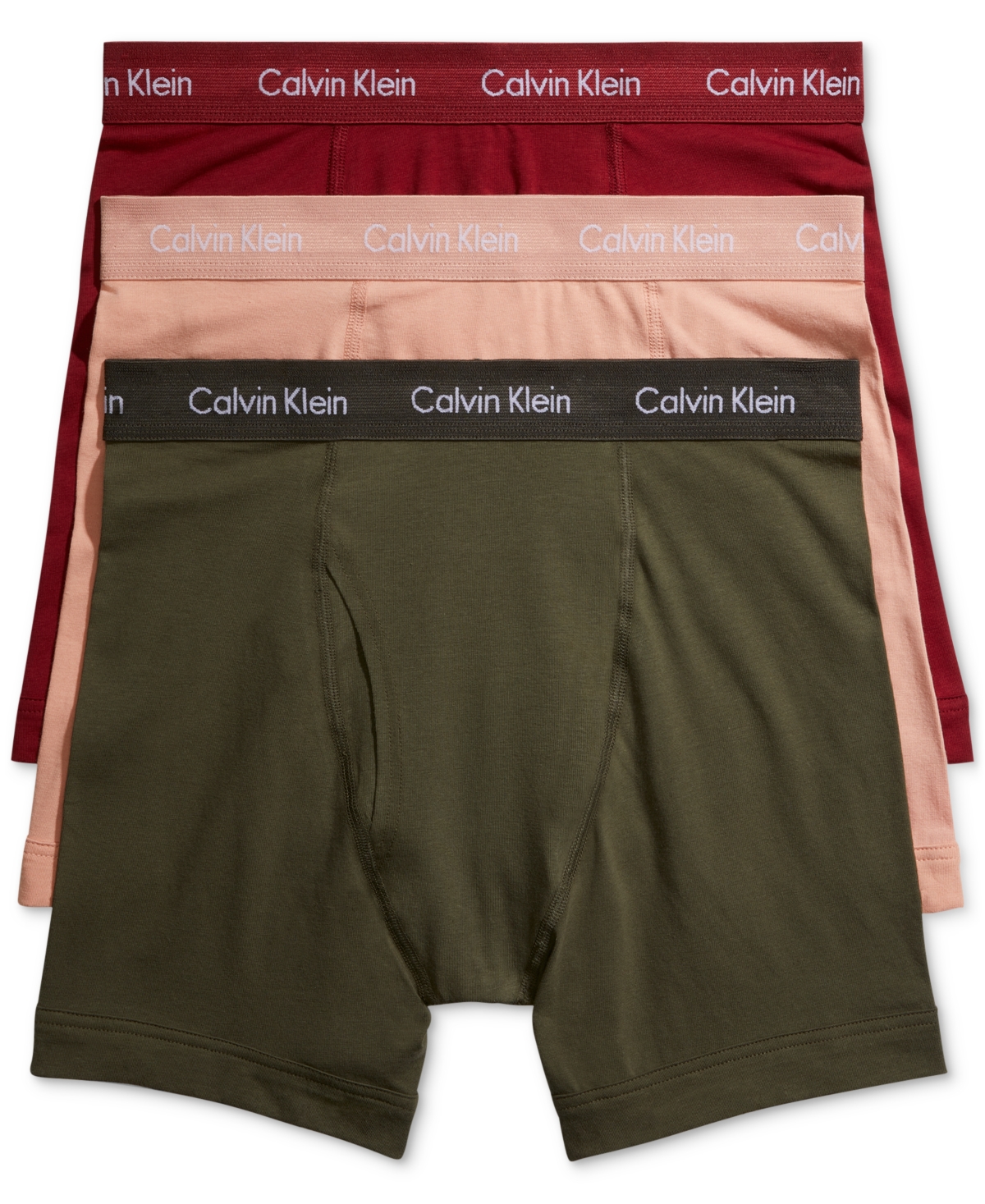 CALVIN KLEIN MEN'S 3-PACK COTTON STRETCH BOXER BRIEFS