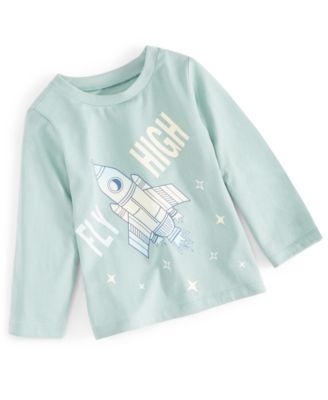 First Impressions - Baby Boys Long-Sleeve Fly High Rocket Shirt