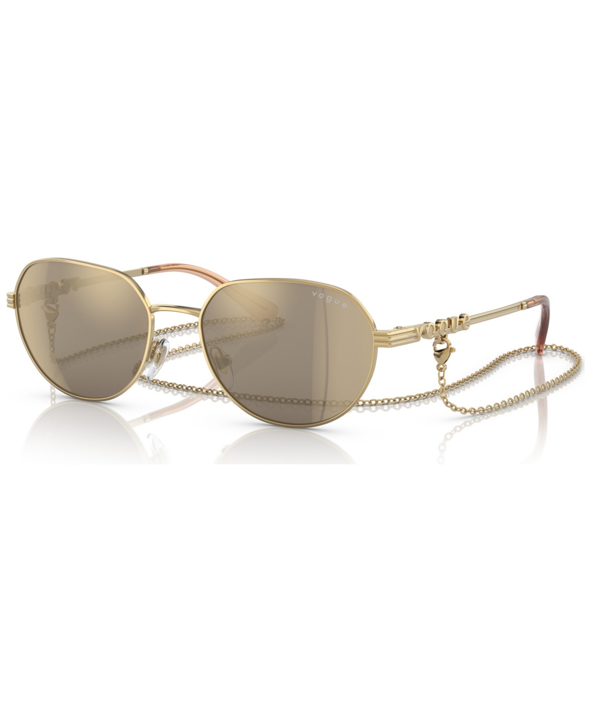 Vogue Women's Sunglasses 0vo4254s 280, Created For Macy's In Gold-tone