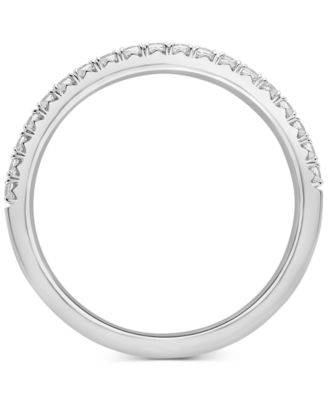 Diamond Half Circle Wedding Band (1/4 ct. t.w.) in Platinum