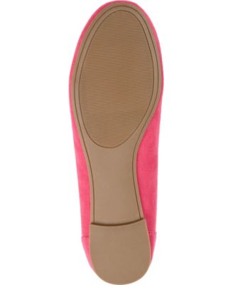 Journee Womens Kavn Medium and Wide Width Comfort Insole Slip On Round Toe Ballet Dress Flats