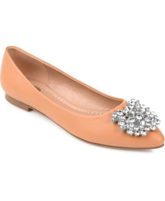 Women's Renzo Jewel Embellished Pointed Toe Flats