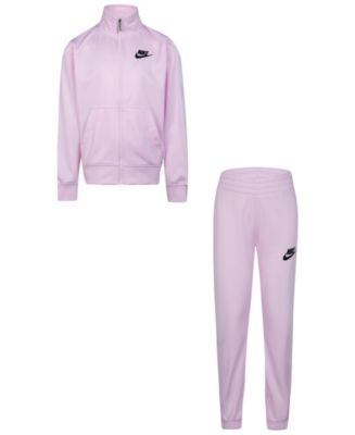 Nike Little Girls Nsw Tricot Jacket and Jogger, 2 Piece Set - Macy's