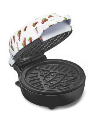 white mini waffle maker