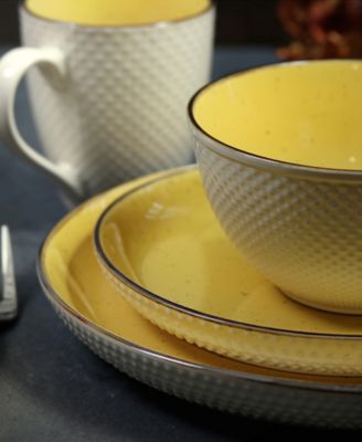 Yeva 16 Pc. Dinnerware Set, Service for 4