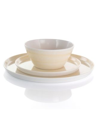 Cold Cream Melamine 12 Pc. Dinnerware Set, Service for 4