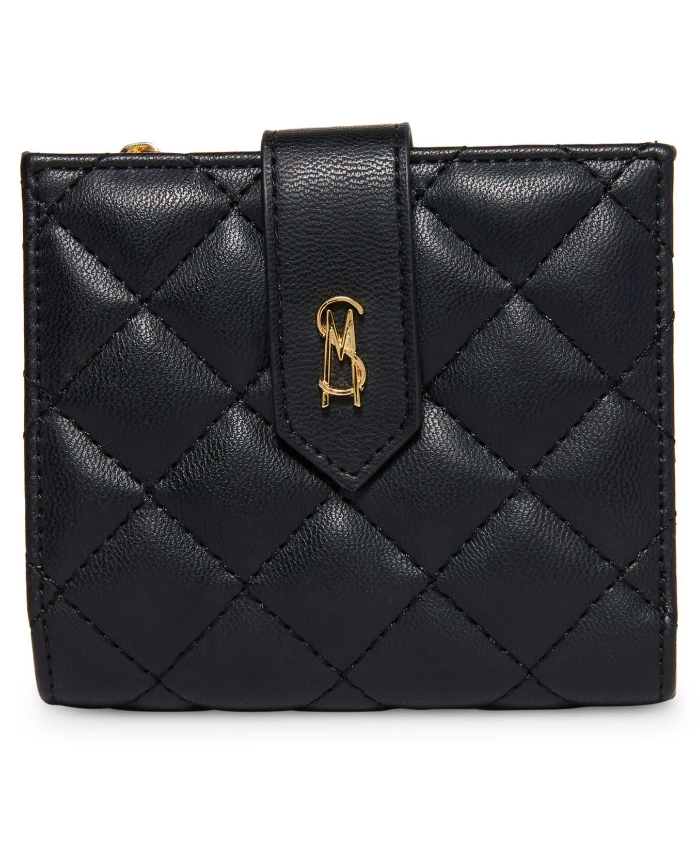 Женский кошелёк Steve Madden Bjem Bifold Wallet, цвет: Чёрный — фото 1