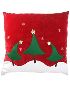 20" General Store Collection Pillow with Christmas Trees
