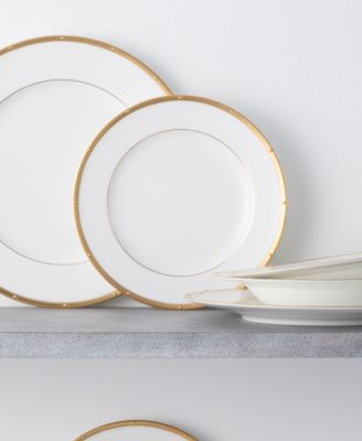 Rochelle Gold Set of 4 Salad Plates, 8.25"