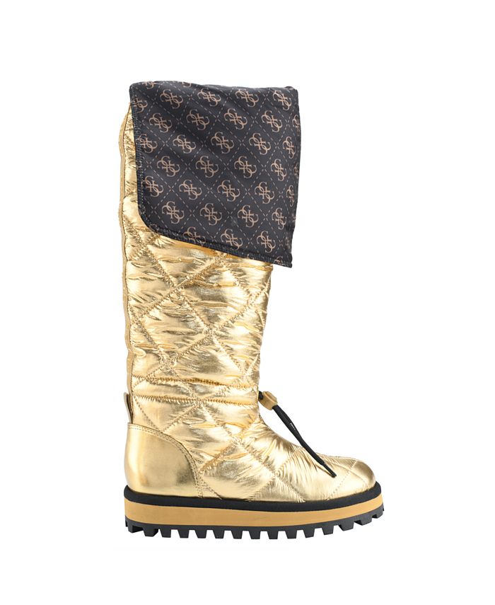 GUESS Women's Ladiva Tall Quilted Boots & Reviews Boots Shoes Macy's