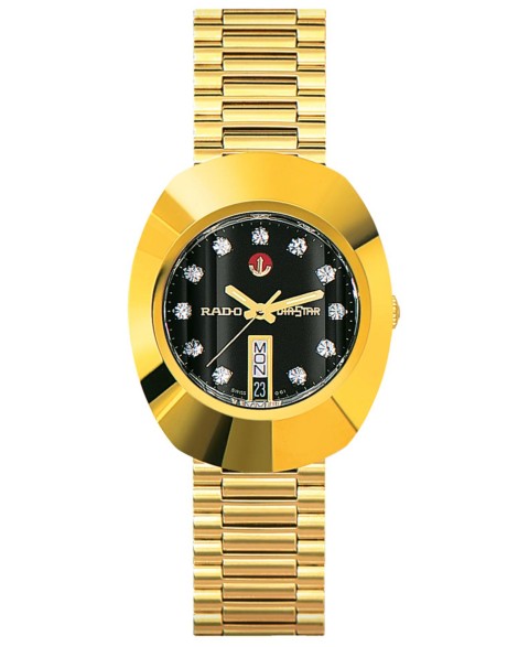 Часы Rado Original мужские швейцарские автоматические Gold-PVD 35мм
